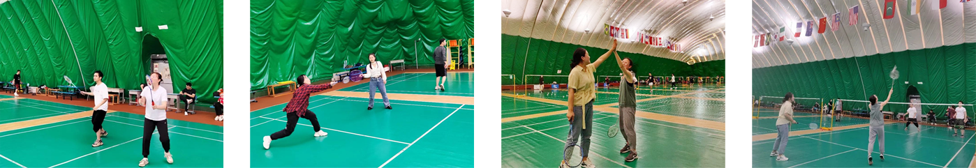 羽你一起，，，，，，，，康健挑战丨“出海俱乐部”羽毛球运动